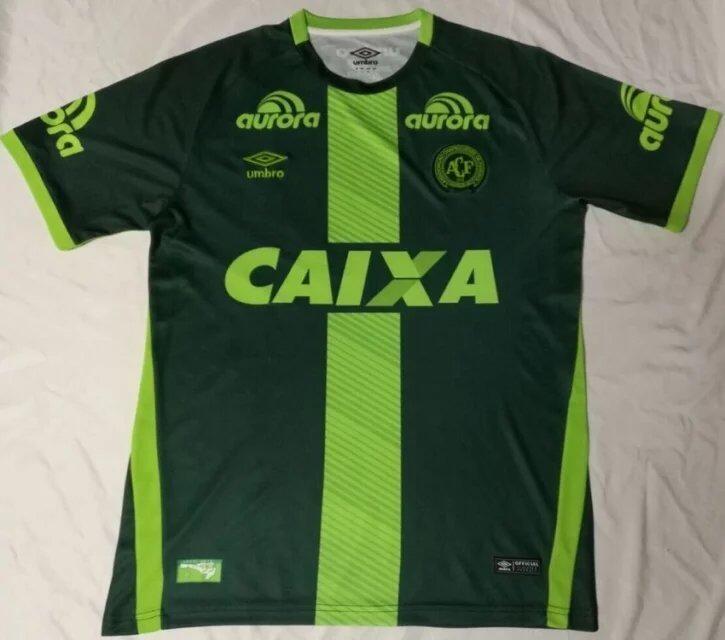 Chapecoense 2016/17 Green Away Soccer Jersey